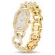 Relógio Swarovski Dextera Chain Fabrico suíço Bracelete em cristal Dourado Acabamento em dourado