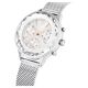 Relógio Swarovski Nova Chrono Fabrico suíço Pulseira de metal Prateado Aço inoxidável
