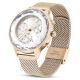 Relógio Swarovski Nova Chrono Fabrico suíço Pulseira de metal Dourado Acabamento em champanhe dourado
