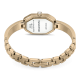 Relógio Swarovski Dextera Bangle Fabrico suíço Pulseira de metal Dourado Acabamento em champanhe dourado