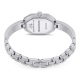 Relógio Swarovski Dextera Bangle Fabrico suíço Pulseira de metal Prateado Aço inoxidável