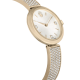 Relógio Swarovski Illumina Fabrico suíço Pulseira de metal Dourado Acabamento em champanhe dourado