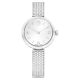 Relógio Swarovski Illumina Fabrico suíço Pulseira de metal Prateado Aço inoxidável
