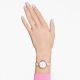 Relógio Swarovski Illumina Fabrico suíço Pulseira de metal Tom Dourado rosa Acabamento em rosa dourado