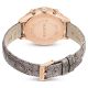Relógio Swarovski Octea Chrono Fabrico suíço Pulseira Cinzento Acabamento em rosa dourado