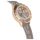 Relógio Swarovski Octea Chrono Fabrico suíço Pulseira Cinzento Acabamento em rosa dourado