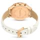Relógio Swarovski Octea Chrono Fabrico suíço Pulseira Branco Acabamento em rosa dourado