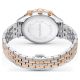 Relógio Swarovski Octea Chrono Fabrico suíço Pulseira de metal Tom Dourado rosa Acabamento de combinação de metais