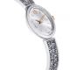 Relógio Swarovski Crystal Rock Oval Fabrico suíço Pulseira de metal Branco Aço inoxidável
