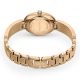 Relógio Swarovski Crystal Rock Oval Fabrico suíço Pulseira de metal Tom Dourado rosa Acabamento em rosa dourado