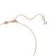 Conjunto Swarovski Meteora Branco Lacado a rosa dourado
