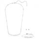 Conjunto Swarovski Mesmera Combinação de lapidações Design disperso Branco Lacado a ródio