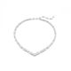 Conjunto Swarovski Mesmera Combinação de lapidações Branco Lacado a ródio