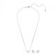 Conjunto Swarovski Mesmera Combinação de lapidações Branco Lacado a ródio