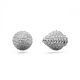 Brincos Swarovski Luna stud Lua Branco Revestido a Ródio