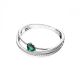 Bracelete Swarovski Hyperbola Zircónia neutra em carbono Verde Revestido a Ródio L