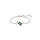 Pulseira Swarovski Mesmera Cortes mistos Verde Revestido a Ródio