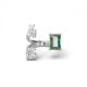 Anel Swarovski aberto Mesmera Cortes mistos Verde Revestido a Ródio 50