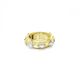 Anel Swarovski Dextera Cortes mistos Branco Revestido a tom de Dourado 50