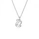 Pendente Swarovski Iconic Swan Cisne Azul Banhado a Ródio