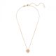 Pendente Swarovski Idyllia Trevo Branco Revestido a tom de Dourado rosa