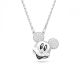 Pendente Swarovski Disney Mickey Mouse Branco Revestido a Ródio