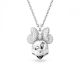 Pendente Swarovski Disney Minnie Mouse Branco Revestido a Ródio