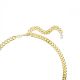 Colar Swarovski Millenia Corte octogonal Verde Revestido a tom de Dourado