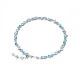 Colar Swarovski Gema Cortes mistos Azul Revestido a Ródio