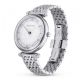 Relógio Swarovski Crystalline Wonder Fabricado na Suiça Pulseira Swarovski de metal Tom prateado Aço inoxidável