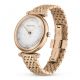 Relógio Swarovski Crystalline Wonder Fabricado na Suiça Pulseira Swarovski de metal Tom de Dourado rosa Acabamento em tom de Dourado rosa
