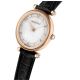Relógio Swarovski Crystalline Wonder Fabricado na Suiça Correia de Tecido Preto Acabamento em tom de Dourado rosa