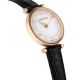 Relógio Swarovski Crystalline Wonder Fabricado na Suiça Correia de Tecido Preto Acabamento em tom de Dourado rosa