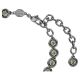 Pulseira Swarovski Imber Tennis Lapidação Redonda Preta Lacada a Ródio