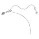Pingente Swarovski Imber Lapidação redonda Branco Lacado a ródio
