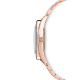 Relógio Swarovski Crystalline Aura Tom Dourado Rosa Acabamento em Rosa Dourado