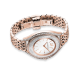 Relógio Swarovski Crystalline Aura Tom Dourado Rosa Acabamento em Rosa Dourado