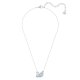 Colar Swarovski Dancing Swan Cisne Branco Lacado a Ródio