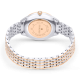 Relógio Swarovski Attract Fabrico Suiço Pavé Pulseira de Metal Tom Dourado Rosa Acabamento de Combinação de Metais 5649987
