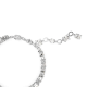 Pulseira Swarovski Mesmera Combinação de Lapidações Branca Lacado a Ródio