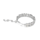 Pulseira Swarovski Mesmera Combinação de Lapidações Branca Lacado a Ródio