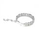 Pulseira Swarovski Mesmera Combinação de Lapidações Branca Lacado a Ródio