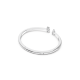 Bracelete Swarovski Attract Combinação de Lapidações Branca Lacado a Ródio