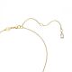 Pingente Swarovski Matrix Lapidação retangular Verde Lacado a dourado