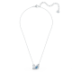 Colar Swarovski Dancing Swan Cisne Azul Lacado a Ródio