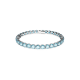 Pulseira Swarovski Matrix Tennis Lapidação redonda Azul Lacado a ródio