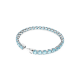 Pulseira Swarovski Matrix Tennis Lapidação redonda Azul Lacado a ródio