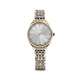 Relógio Swarovski Attract Pulseira de Metal Dourado Acabamento em Champanhe Dourado