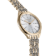 Relógio Swarovski Attract Pulseira de Metal Dourado Acabamento em Champanhe Dourado