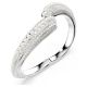 Bracelete Swarovski Sublima Crystal Pearl Lapidação redonda Branca Lacado a ródio L